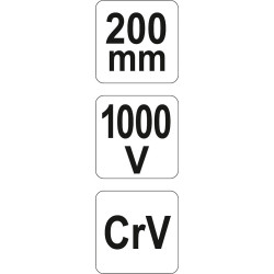 Kleště kombinované 200mm VDE (1000V) YATO YT-21153