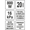Vysavač popela elektrický 20 L 800W TOYA 78870