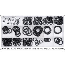 O kroužek gumové těsnící sada 225ks,3x1 - 22x2mm YATO YT-06877