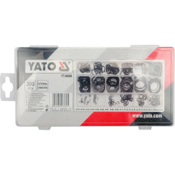 Pojistné kroužky sada 300ks, R1-R19, pr. 3 -32mm YATO YT-06880