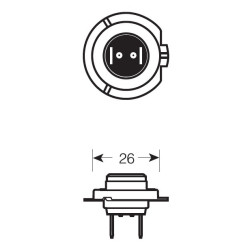 Autožárovka H7 12V 55W PX26d