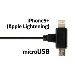 Držák telefonu s podložkou a kabelem micro USB Compass 06259