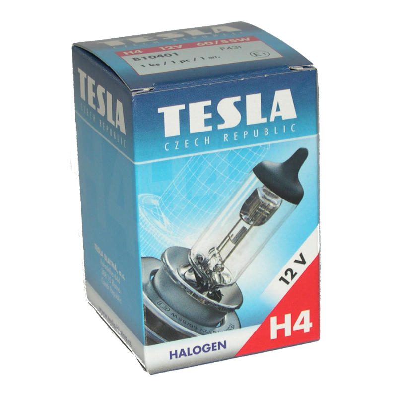Autožárovka H4 12V 60/55W TESLA