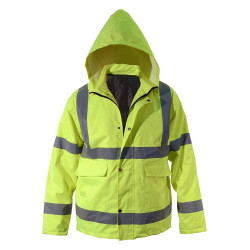 Bunda s kapucí reflexní SAFETY XL Compass 01771