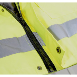 Bunda s kapucí reflexní SAFETY XL Compass 01771