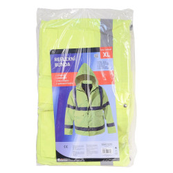 Bunda s kapucí reflexní SAFETY XL Compass 01771