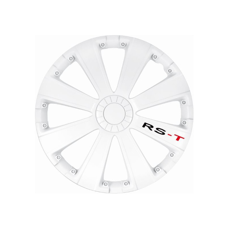 Poklice na kola RS-T WHITE 14"