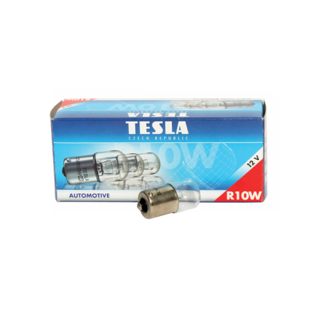 Autožárovka 12V 10W BA15s R10W  TESLA - 10ks