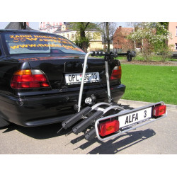 Nosič kol na tažné zařízení WJENZEK ALFA 3 dural