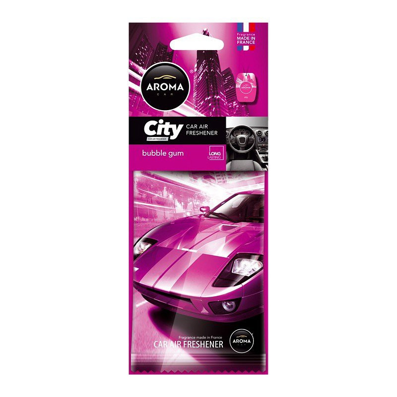 Osvěžovač Aroma CAR CITY CARD BUBBLE GUM