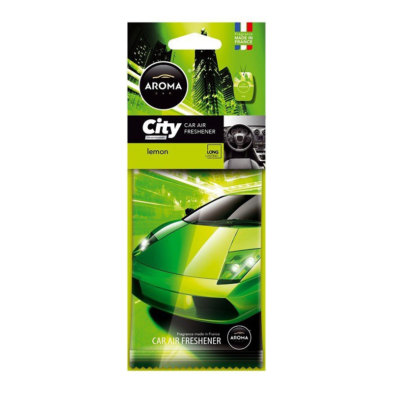 Osvěžovač Aroma CAR CITY CARD LEMON