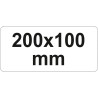 Svěrka 200 x 100 ráčnová YATO YT-63951