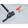 Hustilka nožní s manometrem dvoupístová 2x120mm Compass 09154