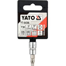 Nástavec 1/4" bit Torx T30 YATO YT-04306