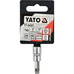 Nástavec 1/4" bit Torx T40 YATO YT-04307