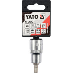 Nástavec  1/2" bit vícezubý M8 YATO YT-04342