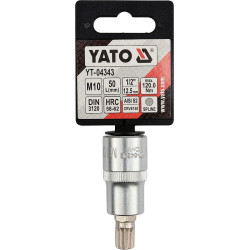Nástavec  1/2" bit vícezubý M10 YATO YT-04343