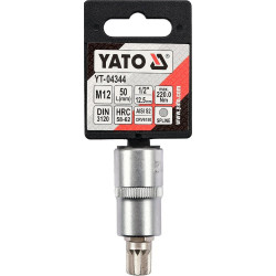 Nástavec  1/2" bit vícezubý M12 YATO YT-04344