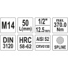 Nástavec  1/2" bit vícezubý M14 YATO YT-04345