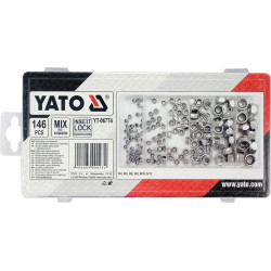 Matice pojistné silonové sada 146 ks YATO YT-06774