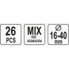 Hadicové spony sada 26 ks YATO YT-06782