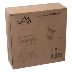 Gril na dřevěné uhlí obdélníkový TRAPANI 46cm Cattara 13028