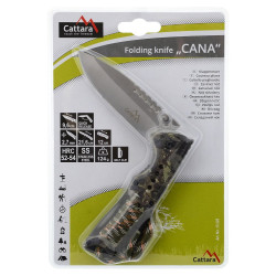Nůž skládací CANA s pojistkou 21,6cm Cattara 13225