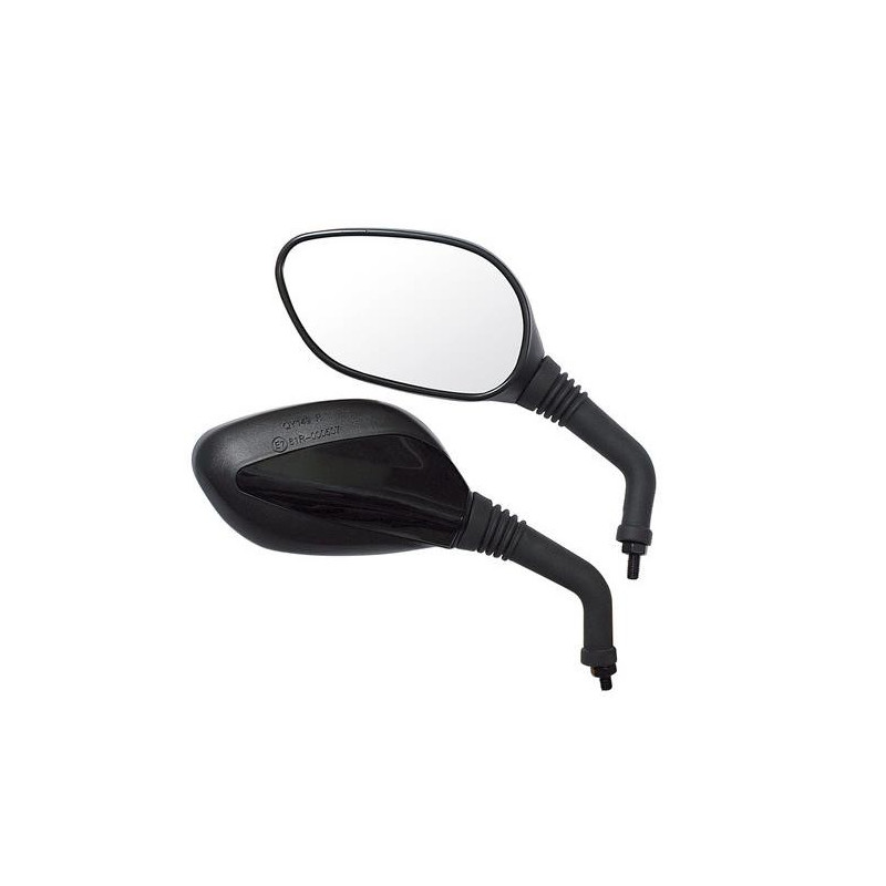Univerzální zrcátka na motorku M8x1,25 Lampa HORIZON 90128