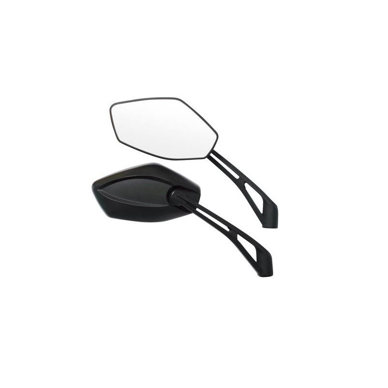 Univerzální zrcátka na motorku M10x1,25 LAMPA INFINITY 90129