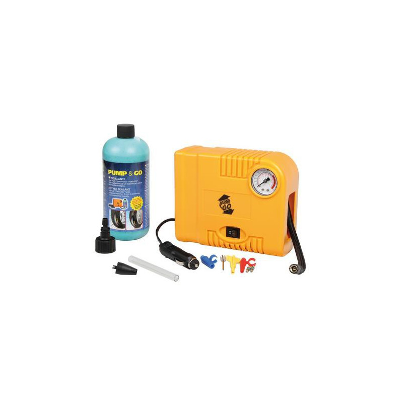Sada na opravu pneu 500ml + kompresor LAMPA 72153