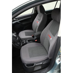 Potahy sedadel sada 9ks CARBON LIGHT šedé AIRBAG Compass 31688