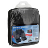 Potahy sedadel sada 9ks CARBON DARK černé AIRBAG Compass 31689