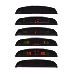Parkovací asistent 4 senzory, LED display, bezdrátový Compass 33603