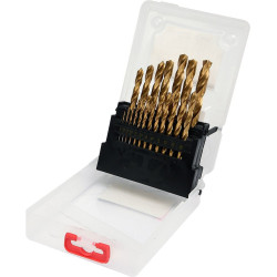 Sada vrtáků do železa HSS TITAN 19ks 1-10mm YATO YT-44675
