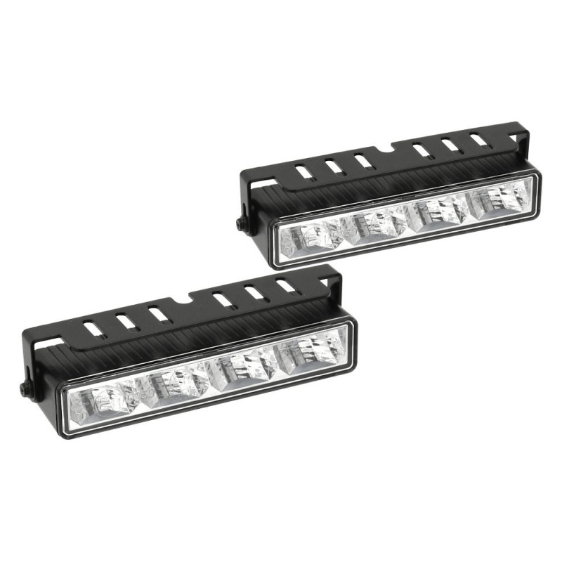 Světla pro denní svícení DRL 4 HIGH POWER LED 12V/24V Compass 33546