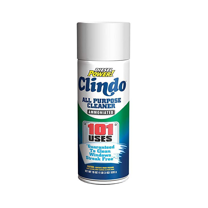 Univerzální pěnový čistič interieru, skel a čalounění CLINDO spray 539g
