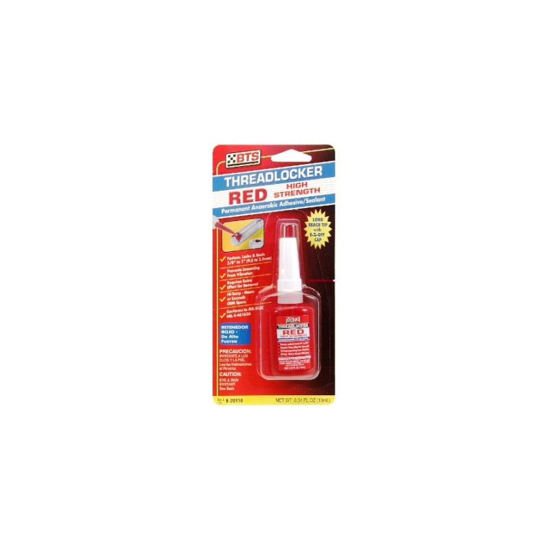 Zajištění šroubových spojů extra silné červené tuba 10 ml