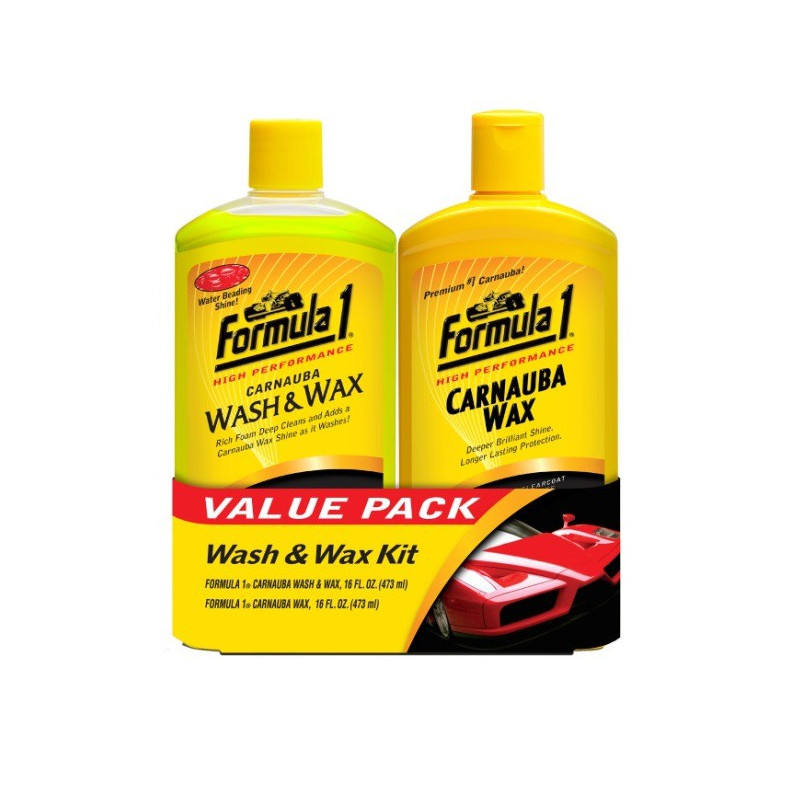 Autošampon a tekutý vosk v sadě 2 x 475 ml
