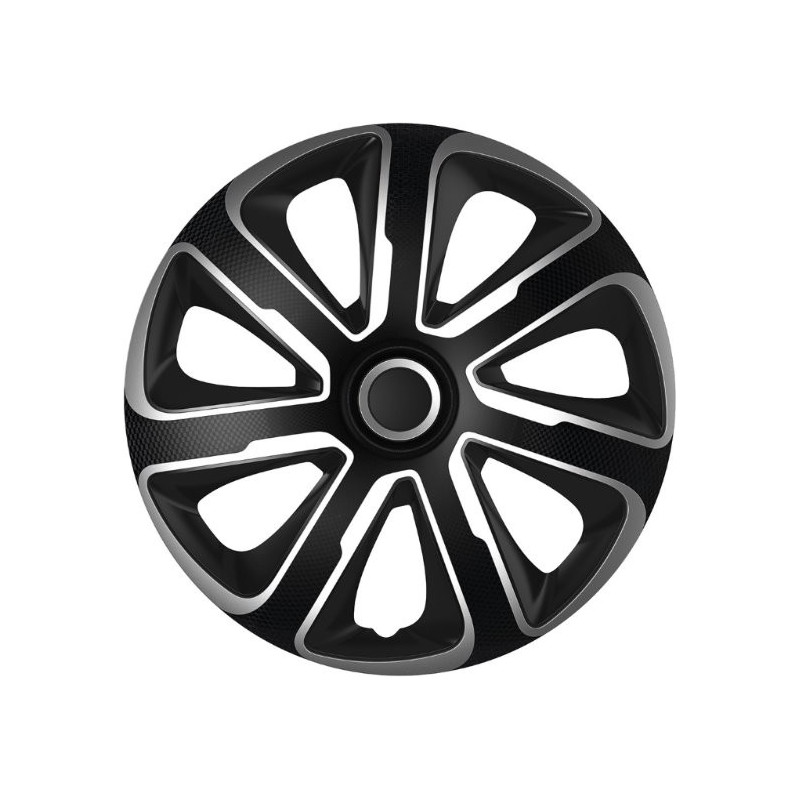 Poklice na kola Livorno Carbon SILVER/BLACK 15"
