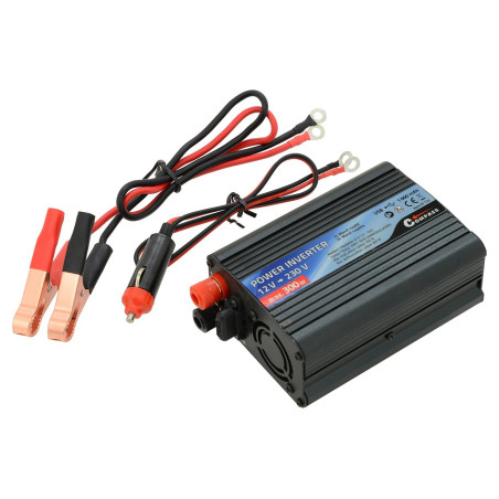 Měnič 12/230V 300W + USB Compass 07112