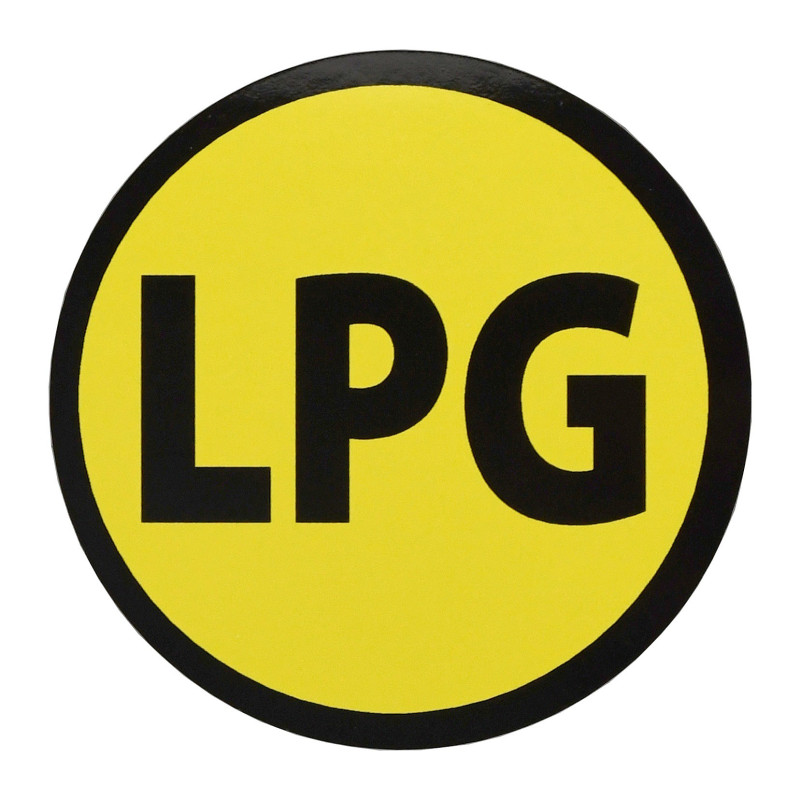 Samolepka LPG 70 mm