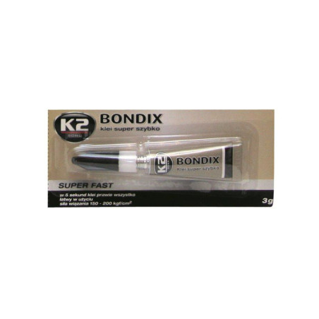 Vteřinové lepidlo K2 BONDIX 3 g