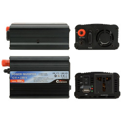 Měnič 12/230V 300W + USB Compass 07112