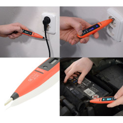 Zkoušečka digitální 12-250V Compass 07513