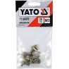 Nýtovací matice ocelová M3 20ks YATO YT-36470