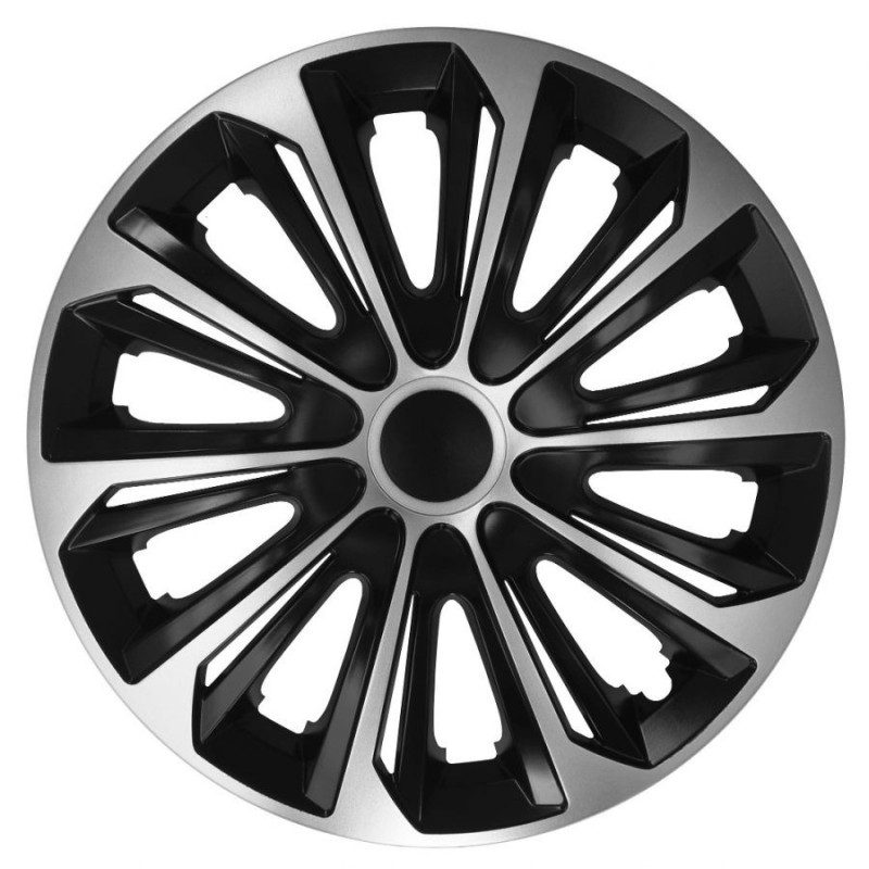 Poklice na kola STRONG DUO SILVER/BLACK 16"