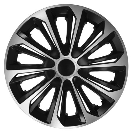 Poklice na kola STRONG DUO SILVER/BLACK 15"