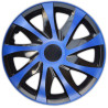 Poklice na kola DRACO CS BLACK/BLUE 15"