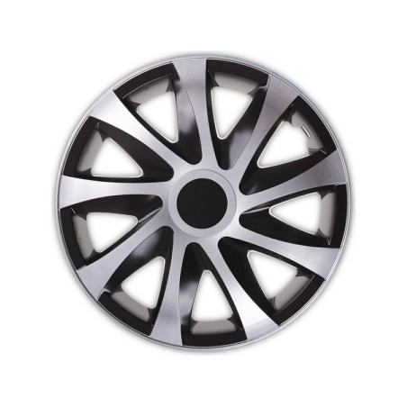 Poklice na kola DRACO CS SILVER/BLACK 16"