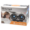 Ventilátor na přísavku 12V 2x108mm MITCHELL DUO